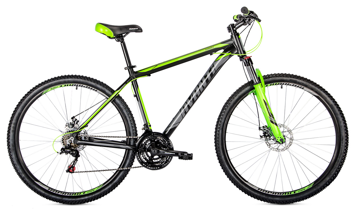Велосипед 27,5" Avanti SMART 650B (2019) 2019 Черно-зеленый